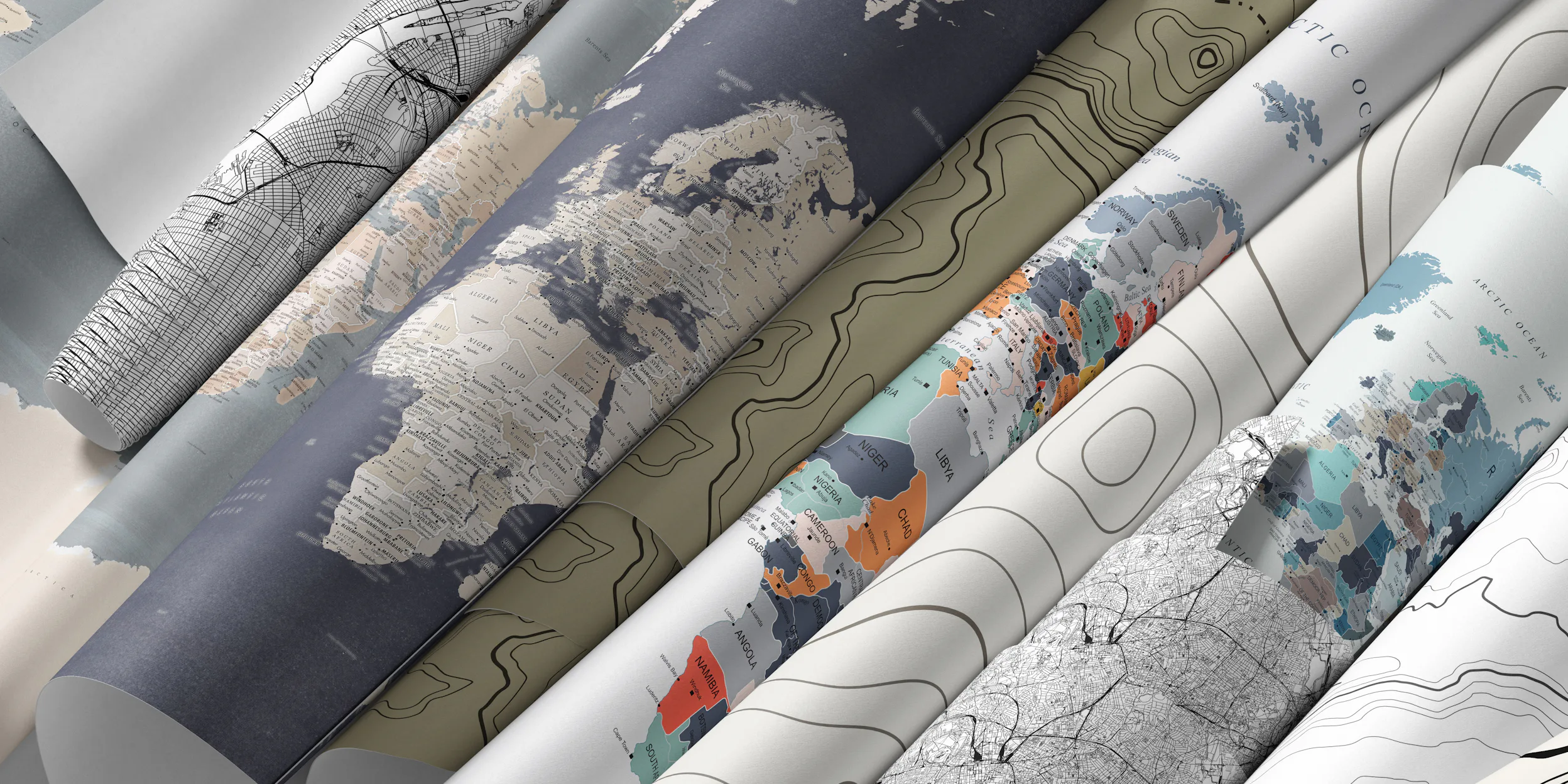 Buy map wallpapers- Free shipping