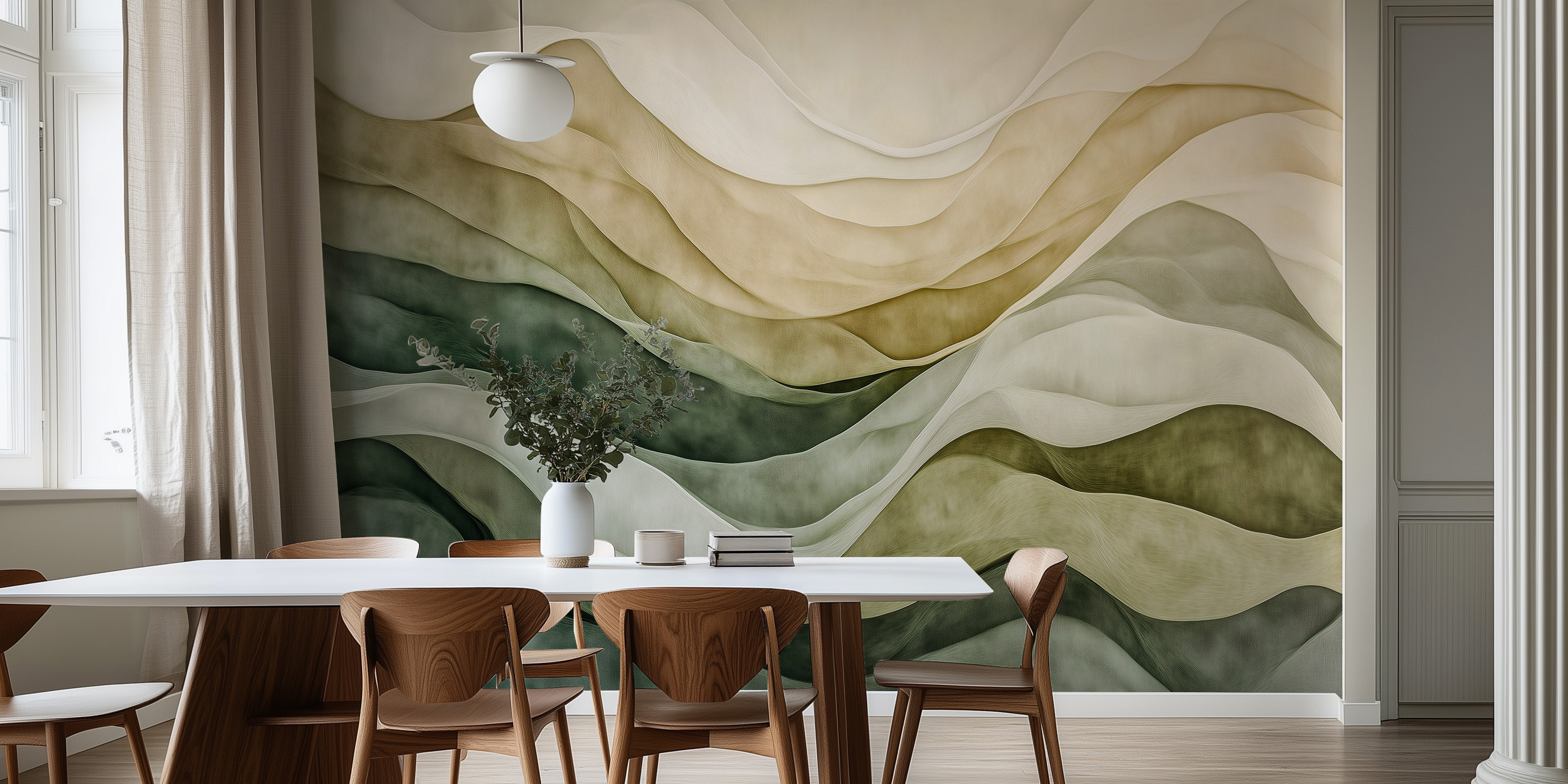 Abstract wall murals