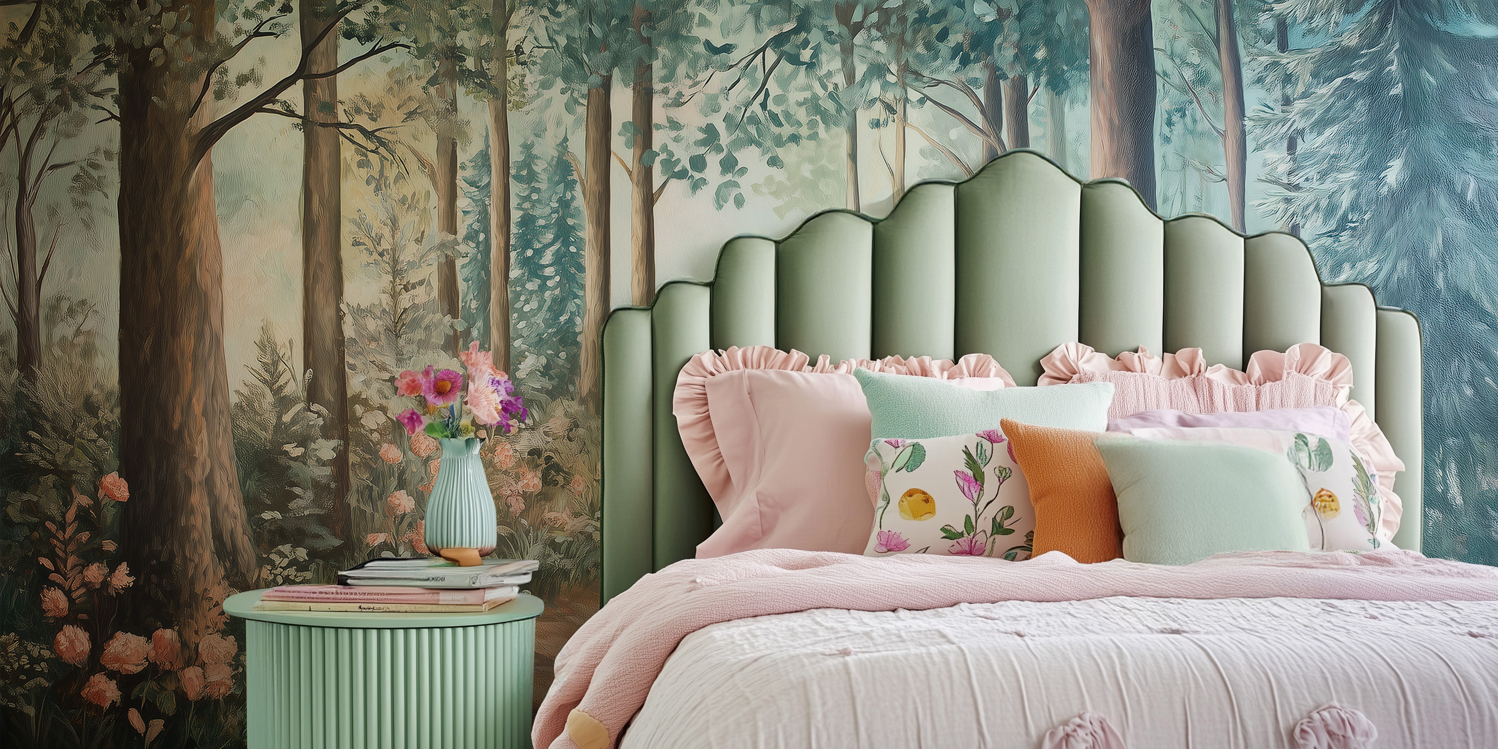 Forest wall murals