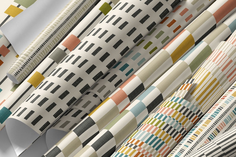 Les femmes du Bauhaus - Études géométriques du textile