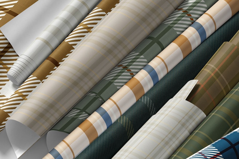 Plaid y tartán acogedores