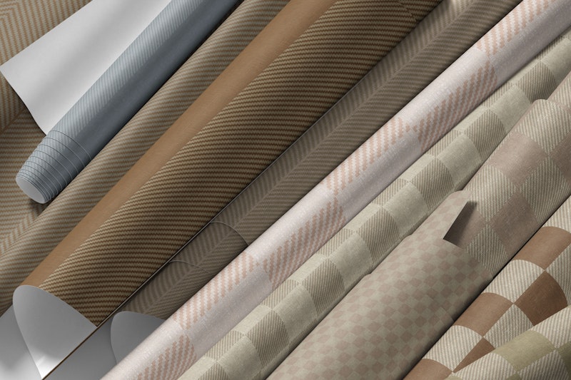 Raffia Stripes, Herringbone & Checks