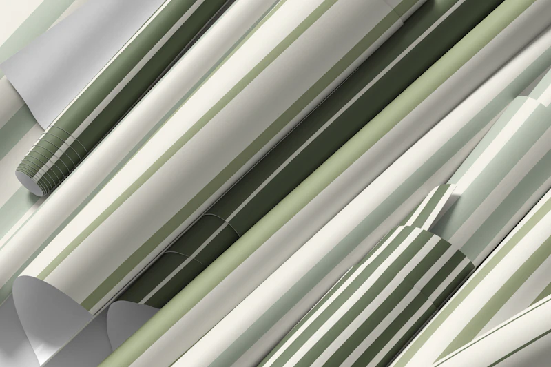 Saliegroene en olijfkleurige collectie