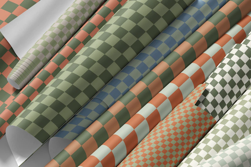 Sage and Olive Checkered Collection