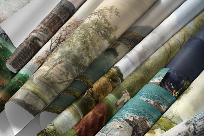 LANDSCAPE AND CITYSCAPE FINE ART MURALS