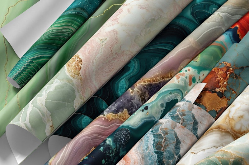 Ultramoderne stenen muren