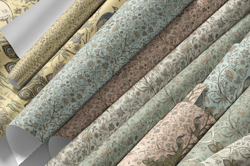 Yksisarvisen puutarhan seinävaatekokoelma