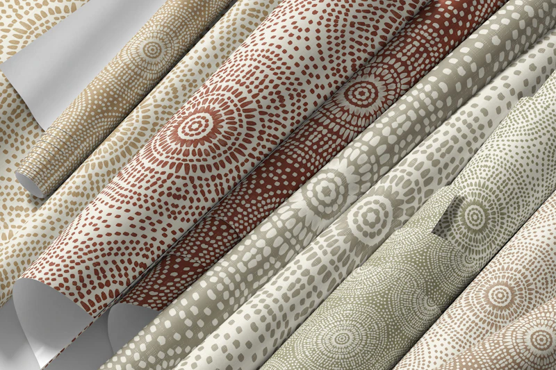 Mystic Sunburst: Modern Minimalist Dot Medallions