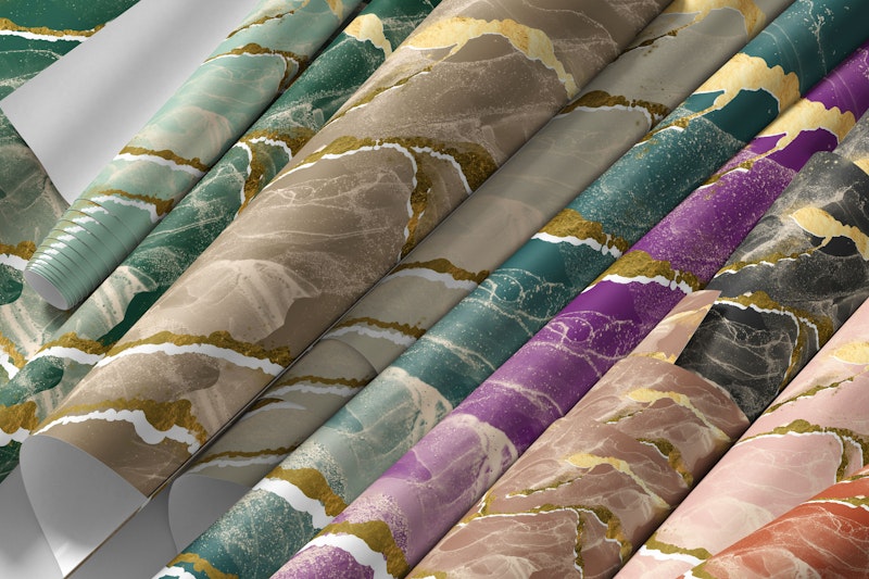 Golden Veins Marble Luxe