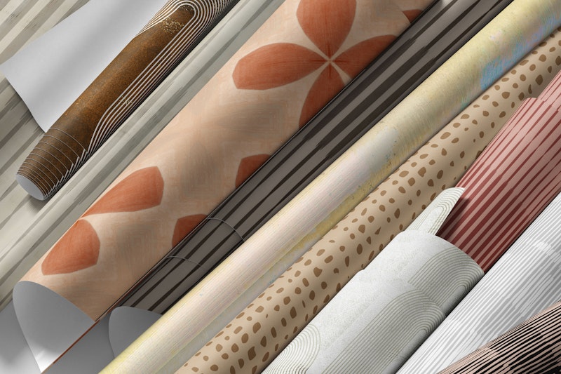 Malovaná abstraktní dekorace