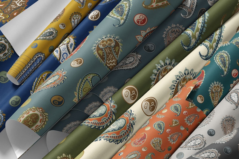  Astro Paisley & Yin Yang Dots