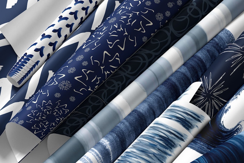 Indigo Dark Blue | Abstracts & Patterns