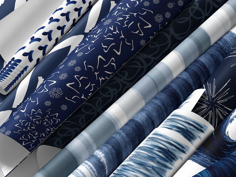 Indigo Dark Blue | Abstracts & Patterns
