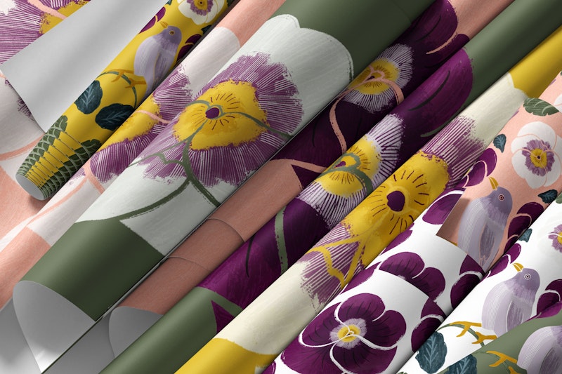 Tuincollectie met vogels en bloemen van Heart's Ease