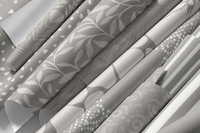 Blenderpatronen van Greige linnentextuur