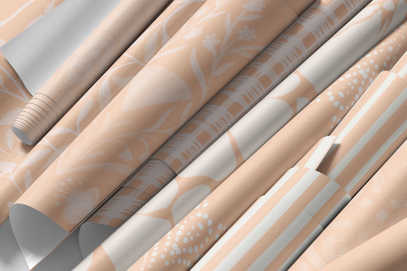 perzikroze textuur blenderpatronen 