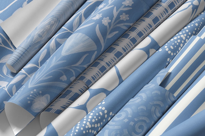 Sky denim textured blender patterns 