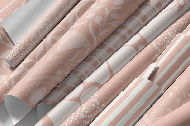 soft peach textured blender patterns 