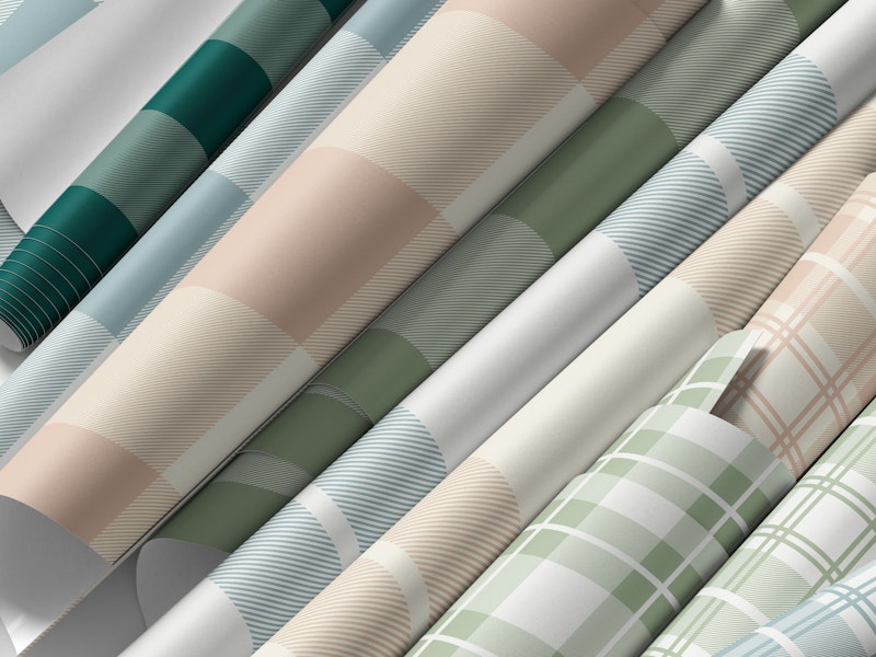 Tartan and Gingham Cozy Check Plaid Designs