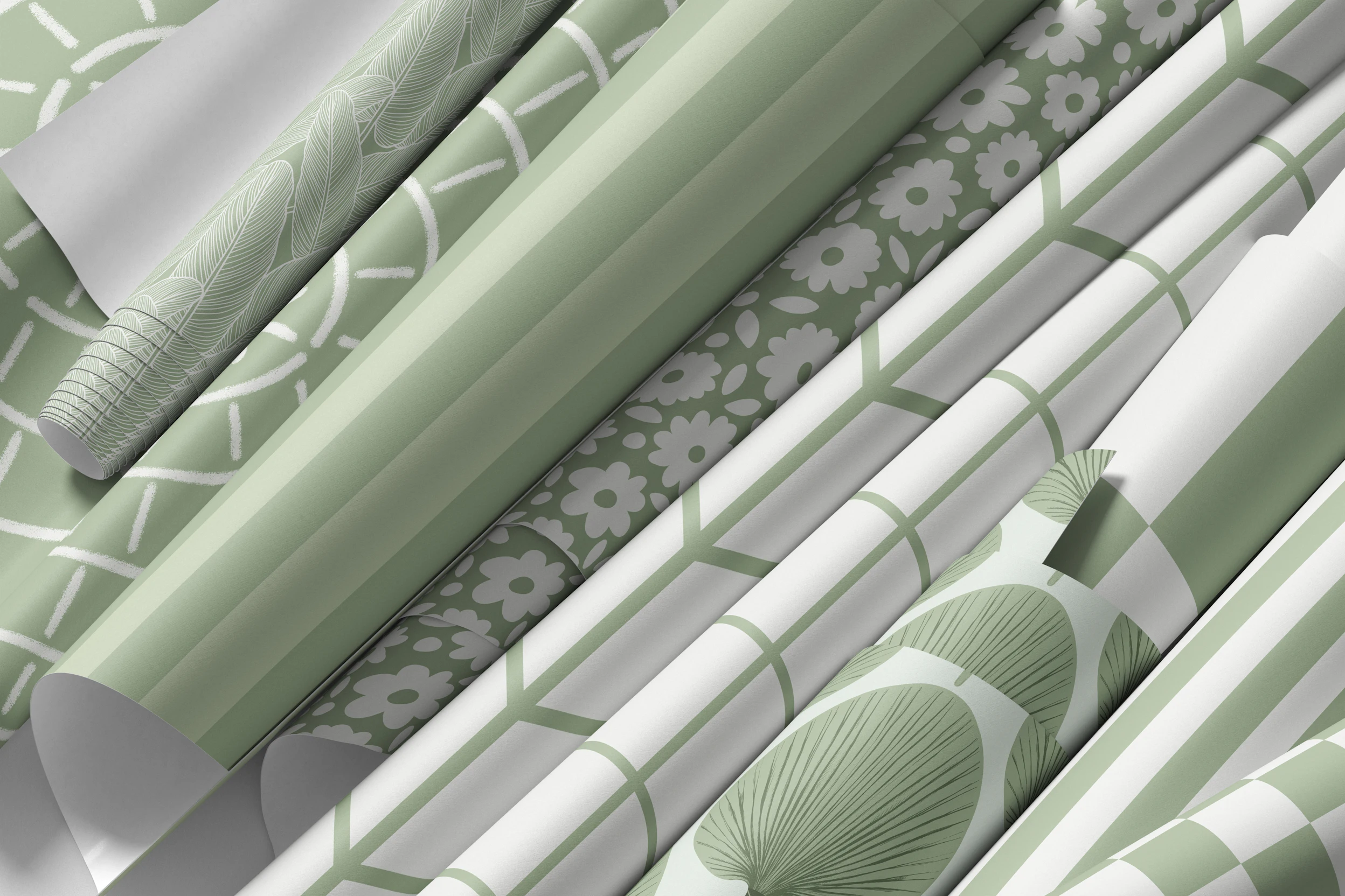 Sage Green Designs by Krisztina Jung on happywall | Soothing Green ...