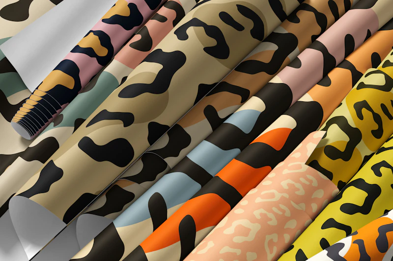 Leoparden- und Katzendekoration