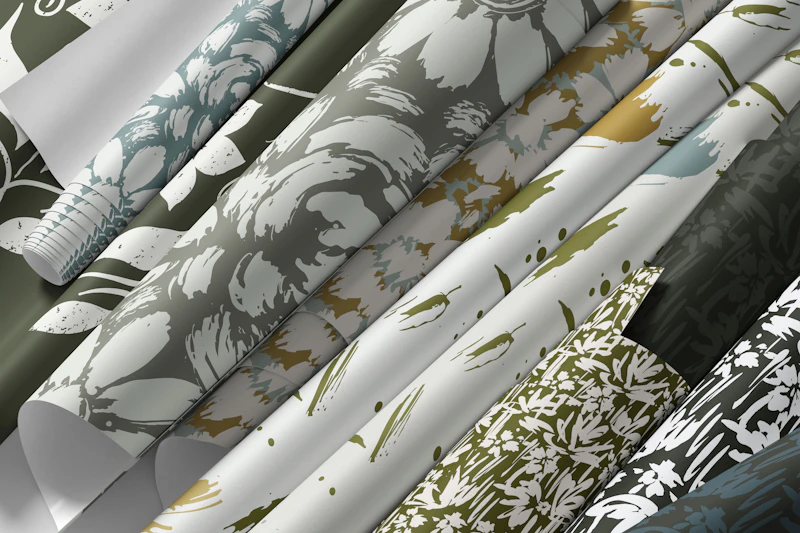 Motifs floraux d'inspiration western