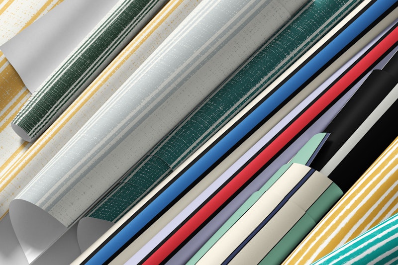 Modern Heritage and Retro Textured Stripes