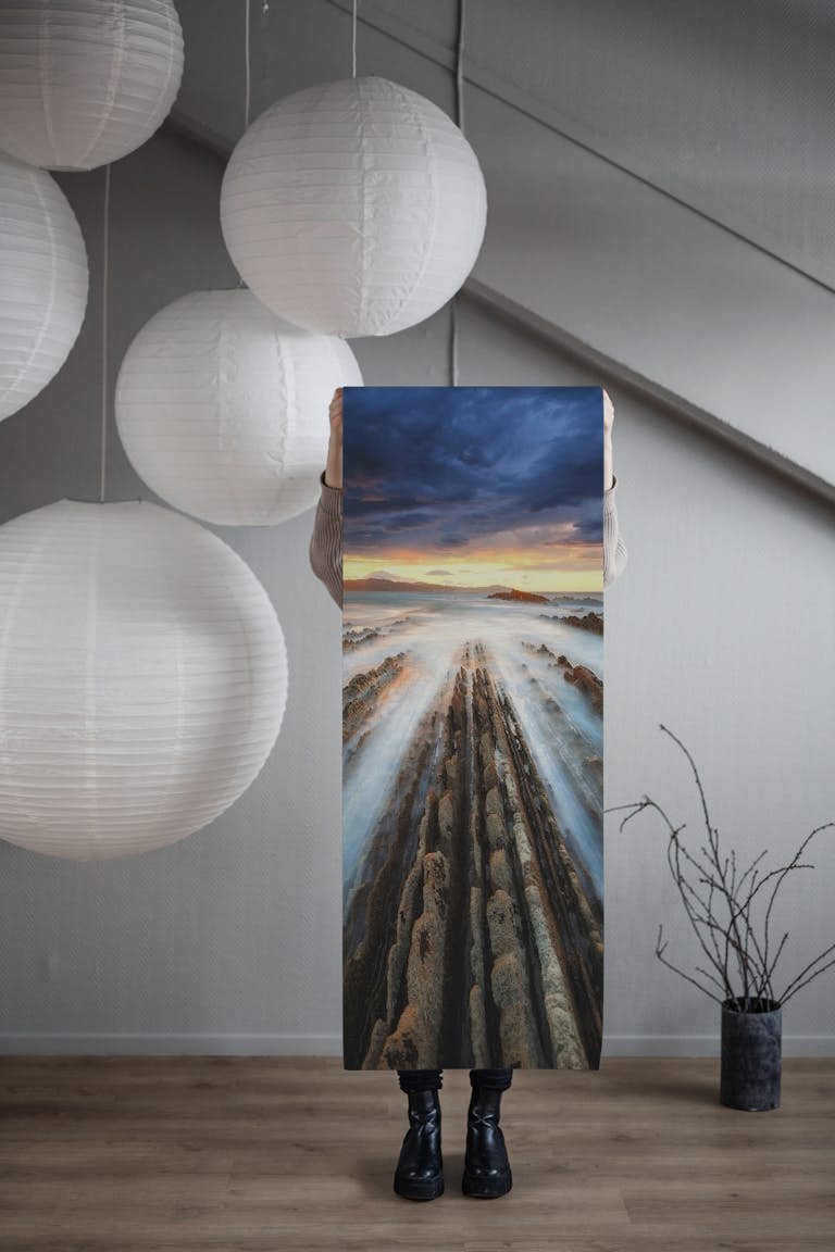 Zumaia Flysch wallpaper roll