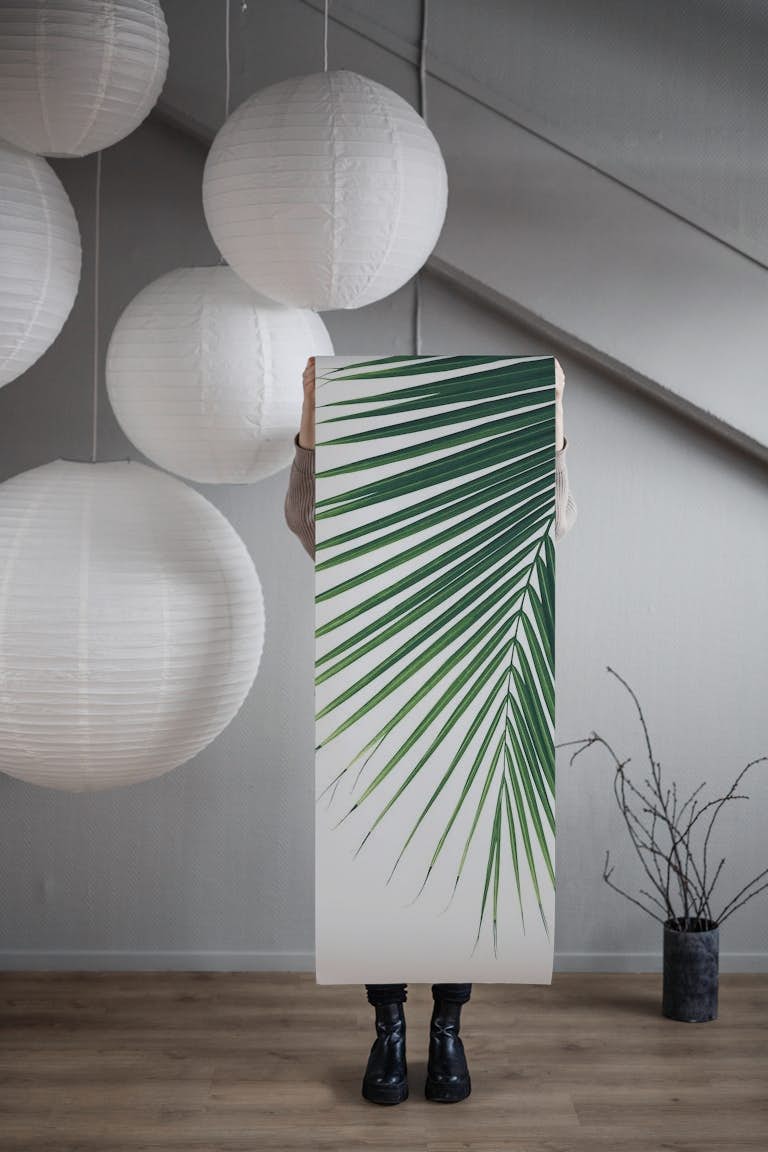 Minimal Palm Leaf Finesse 2 papel de parede roll