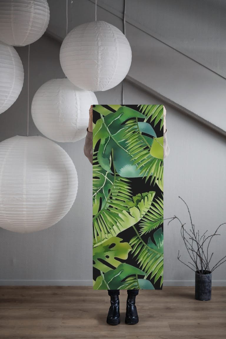 Green Tropical Jungle 2 wallpaper roll