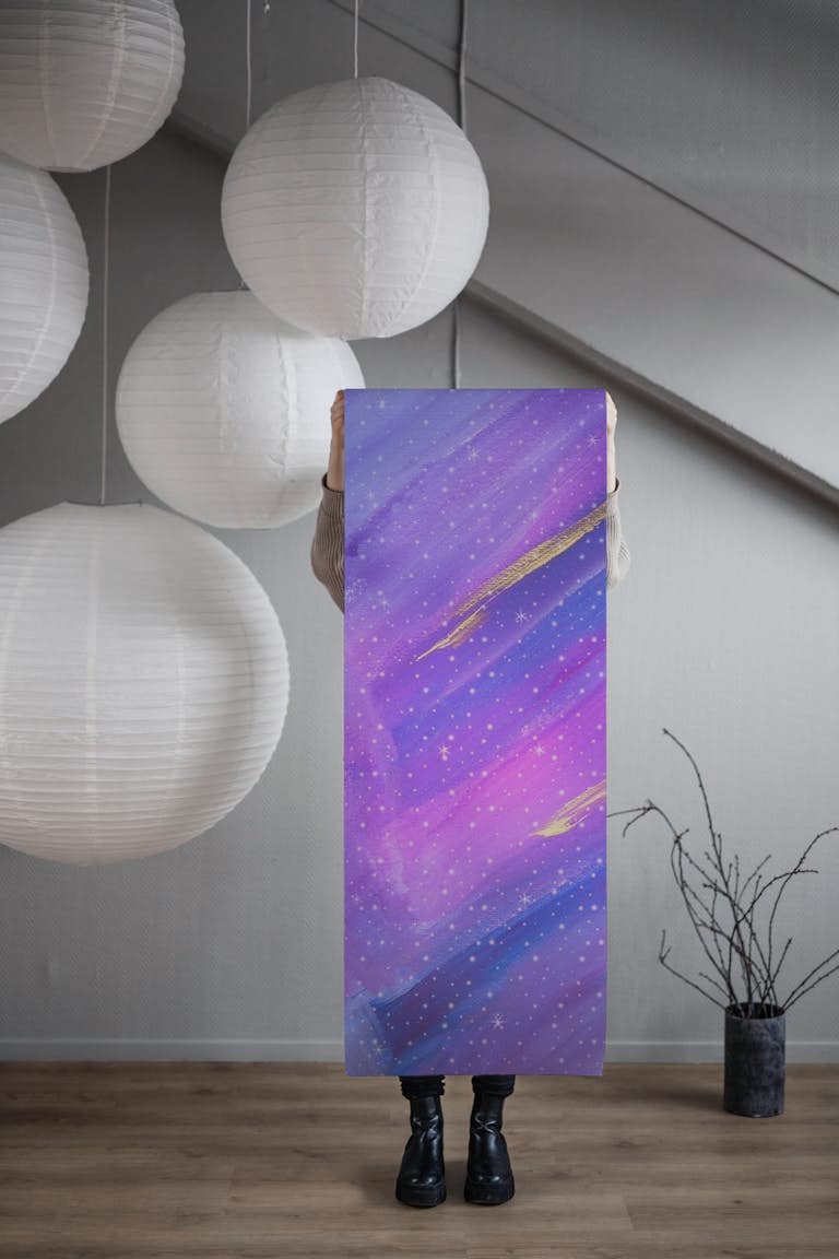 Celestial Nebula Abstract 1 carta da parati roll