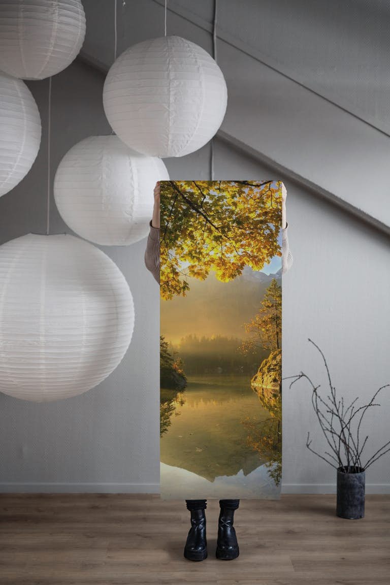 Lake hintersee wallpaper roll