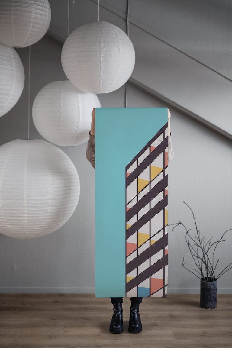 Corbusier wallpaper roll