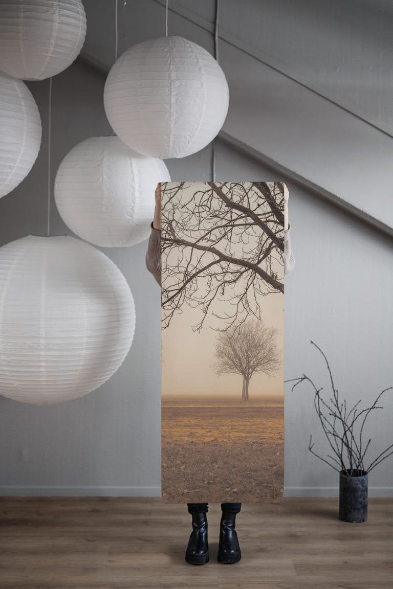 Misty Countryside behang roll