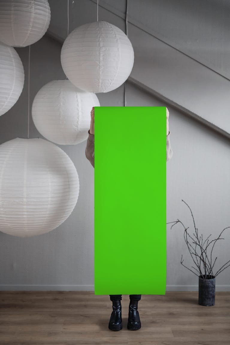 Chlorophyll Green wallpaper roll