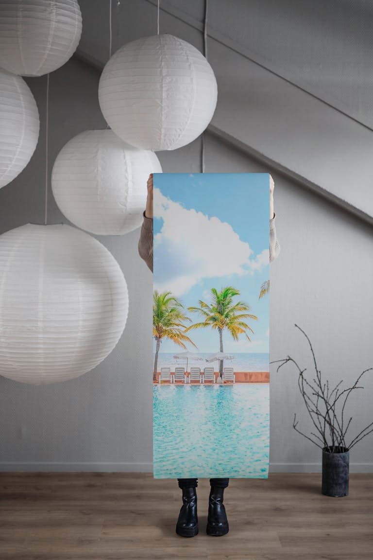 Pool And Beach behang roll
