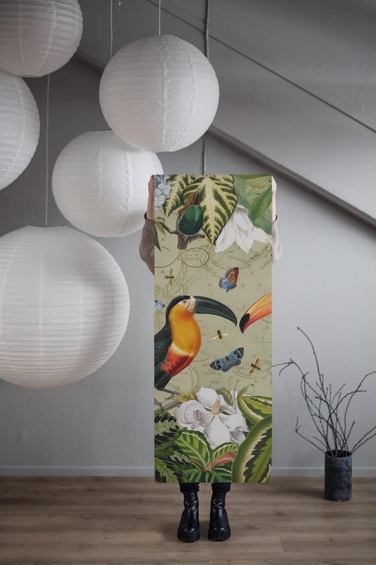 Exotic Toucan Adventure 1 wallpaper roll