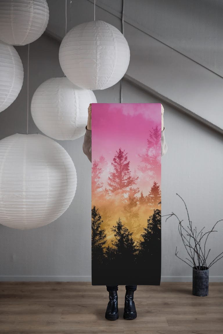 Sunset Forest Dream 1 wallpaper roll