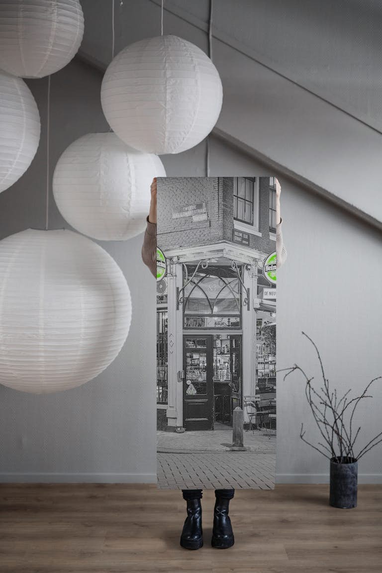 Amsterdam Cafe papel pintado roll