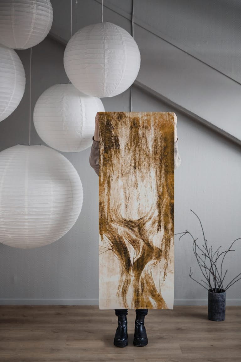 Japanese Willow Tree behang roll