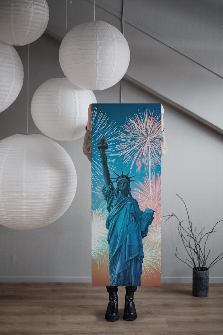 Liberty Fireworks behang roll
