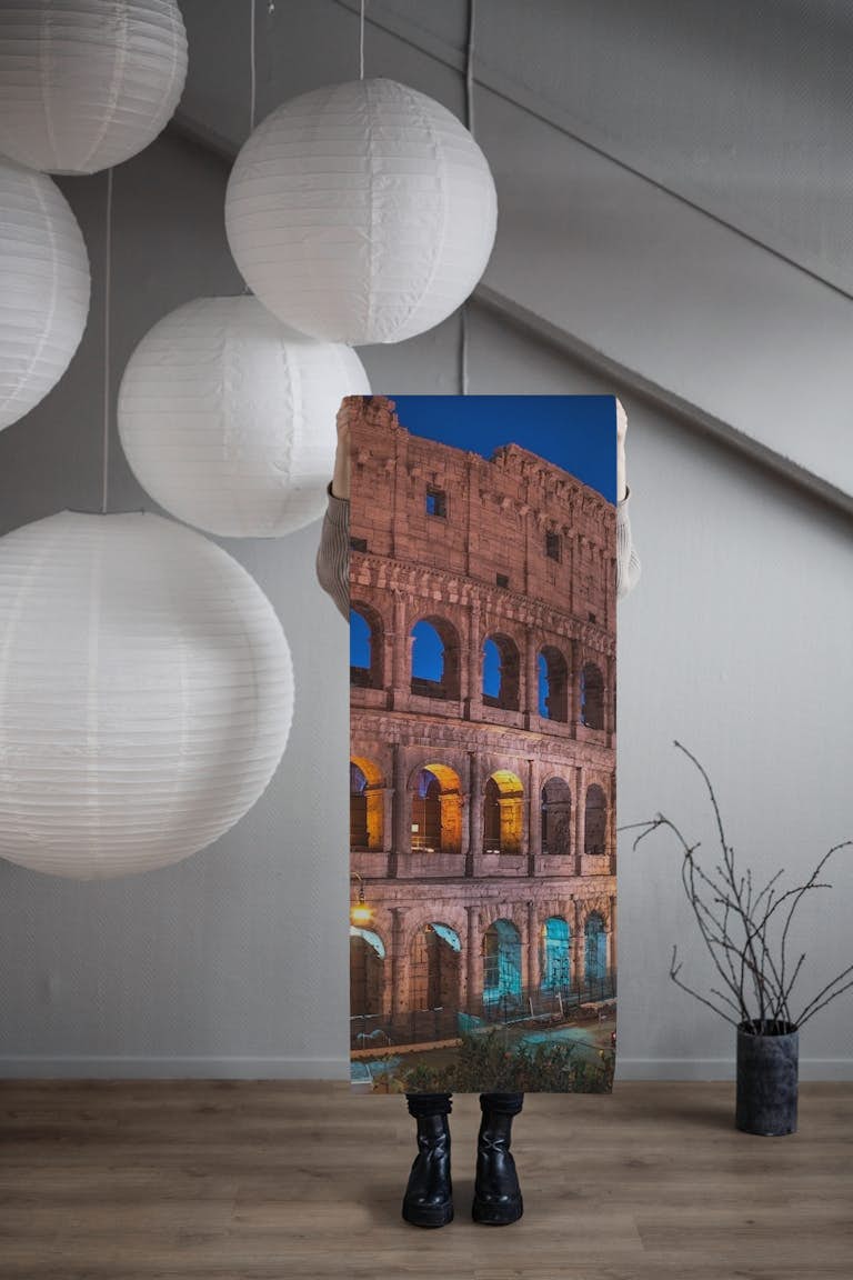 Famous Colosseum wallpaper roll