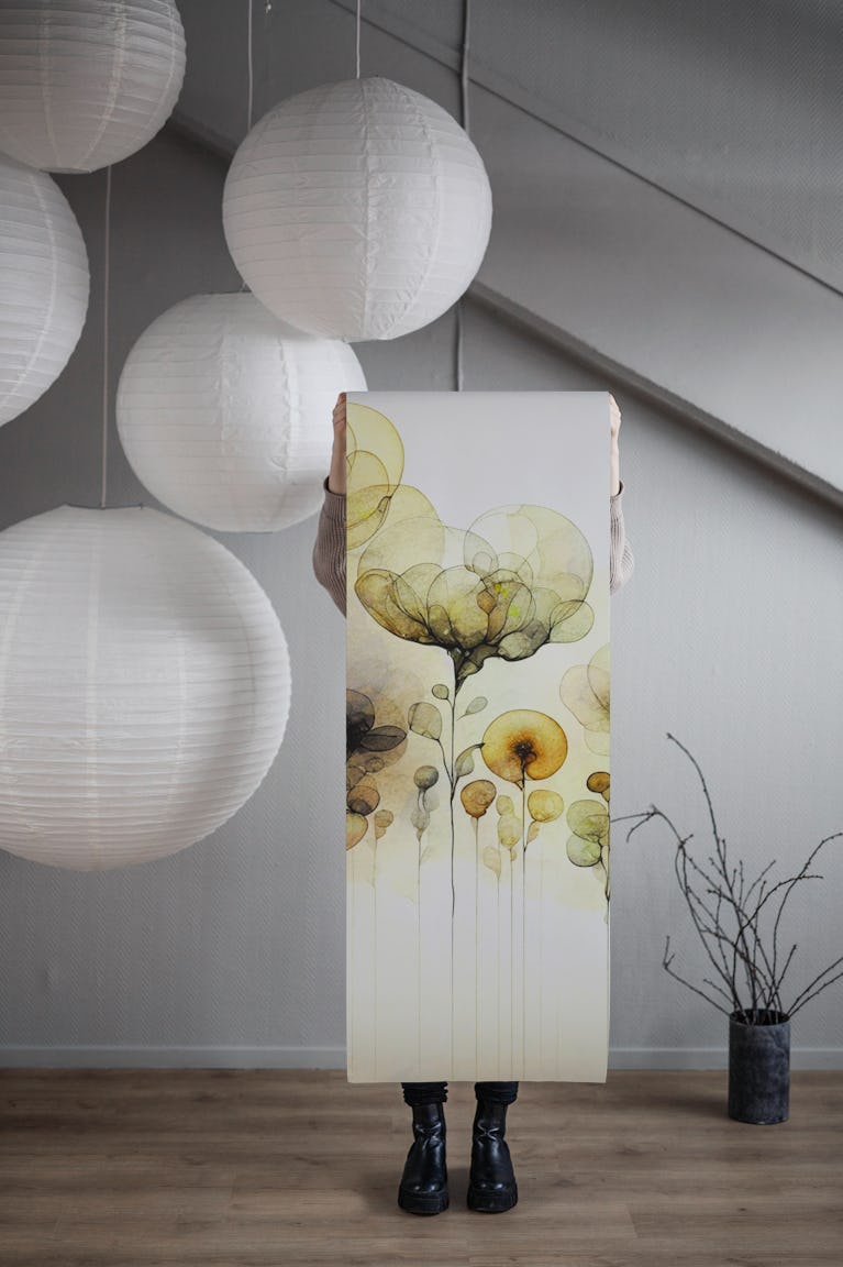 Ethereal Floral Art wallpaper roll
