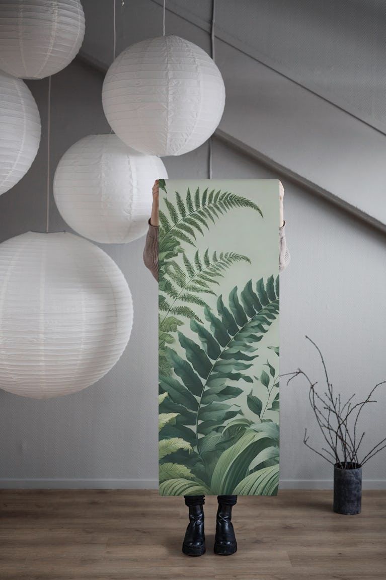Tropical Ferns Escape wallpaper roll