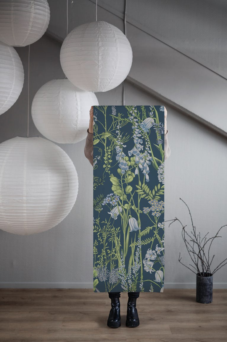 Botany pattern 10 wallpaper roll