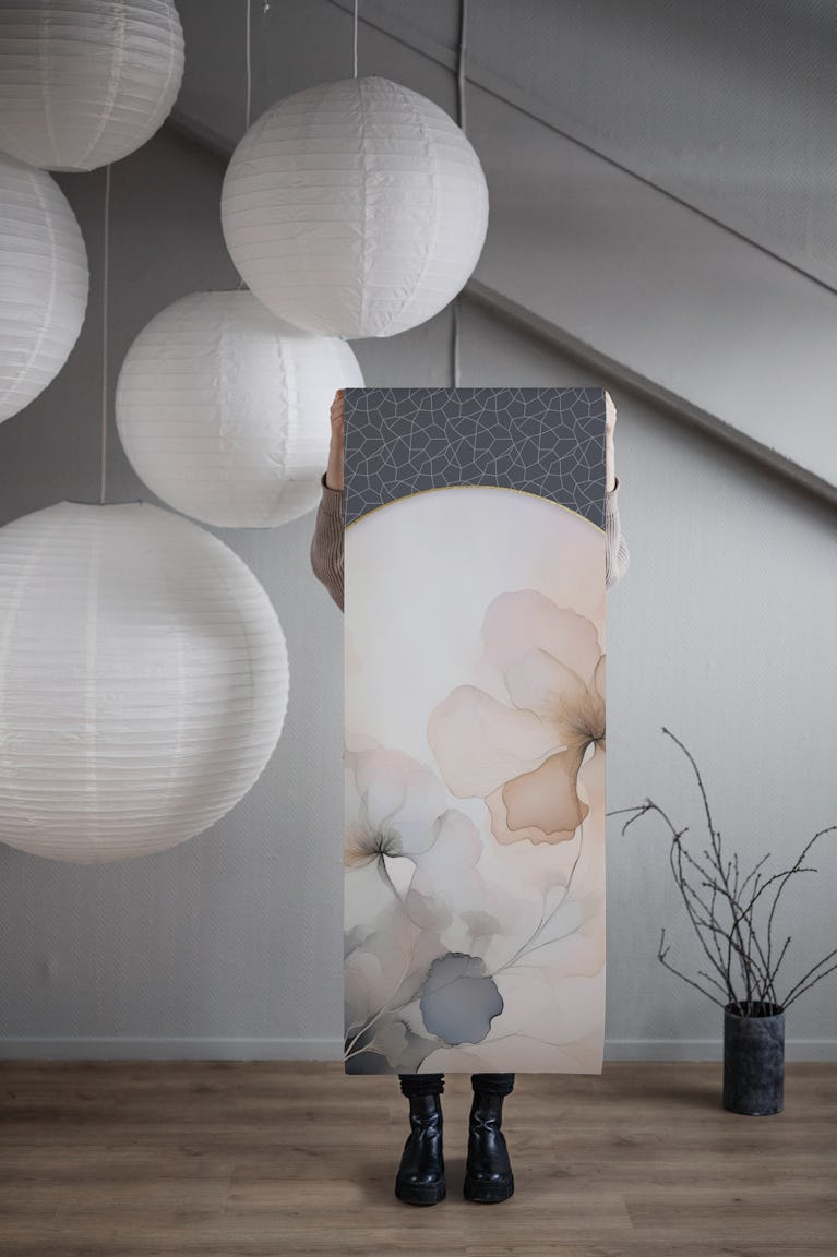 Dreamy Floral Archway wallpaper roll