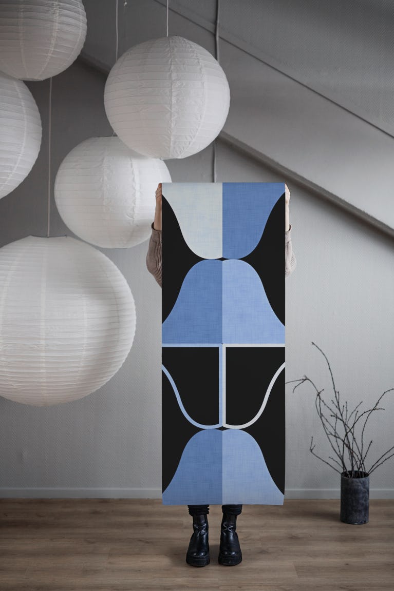 Mid Century Abstraction wallpaper roll