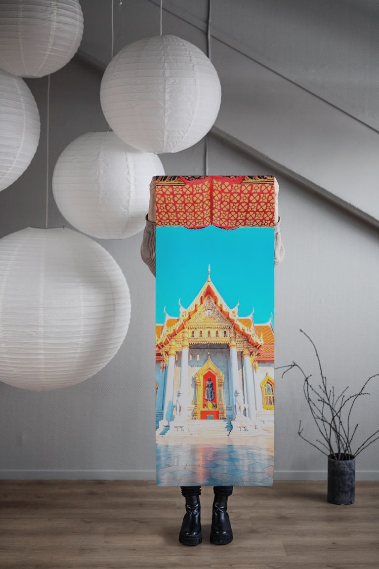 Marble Temple wallpaper roll