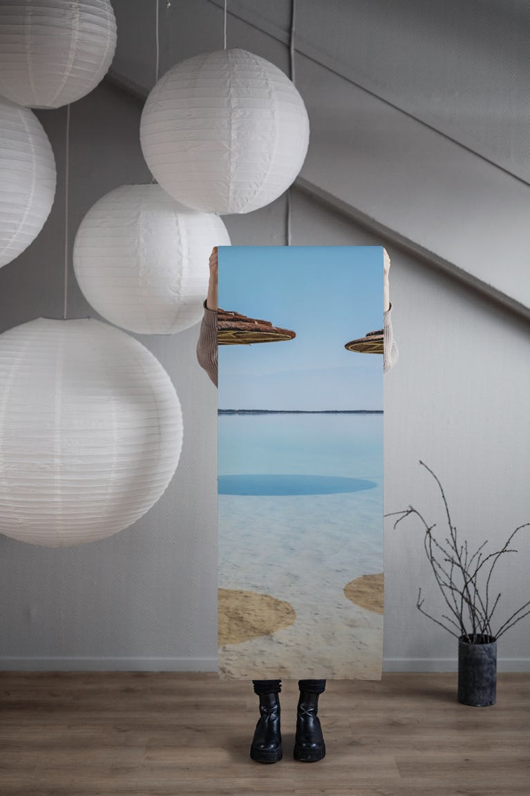 Beach Parasols wallpaper roll