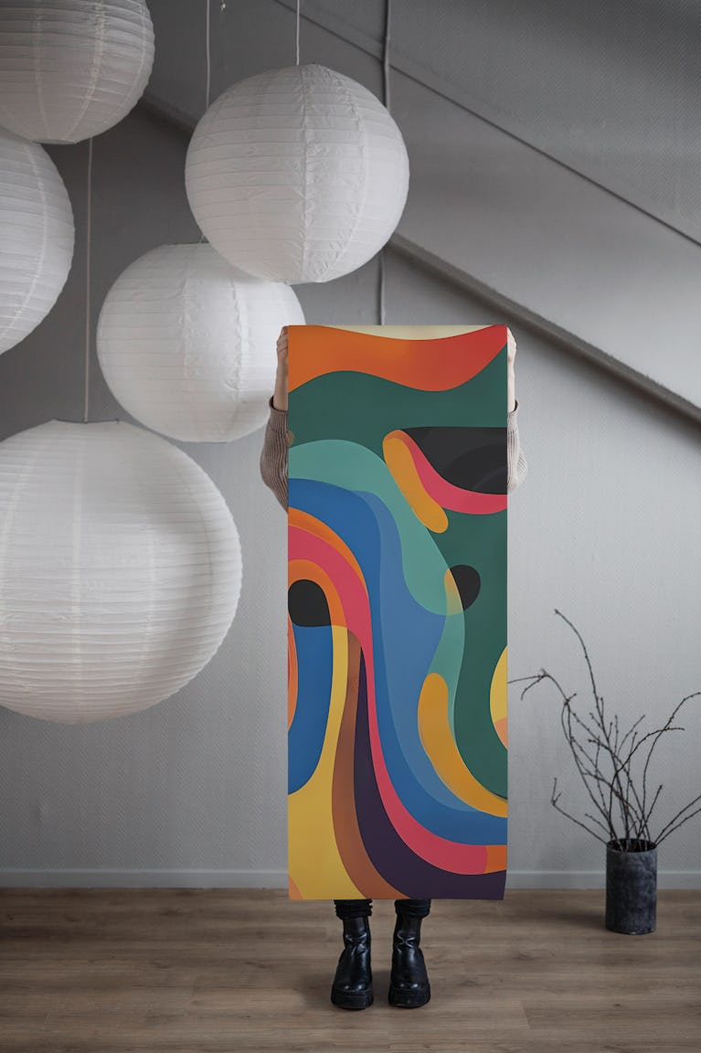 Mixing Colors and Shapes 13 wallpaper roll
